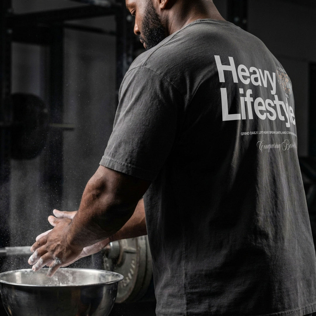 Heavy Lifting Lifestyle relaxed fit tee in Pepper