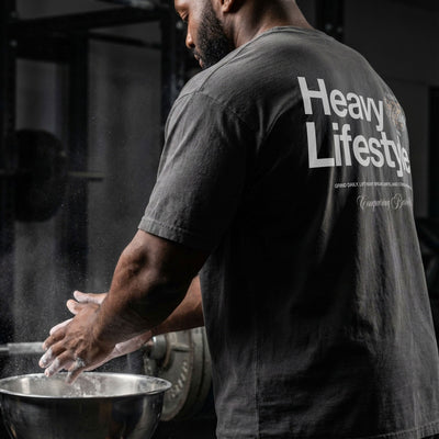 Heavy Lifting Lifestyle - Relaxed Fit tee - Conquering Barbell