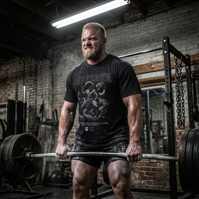 Hercules vs Hydra - Relaxed Fit tee - Conquering Barbell
