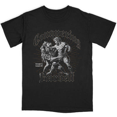 Hercules vs Lion - Oversized tee - Conquering Barbell