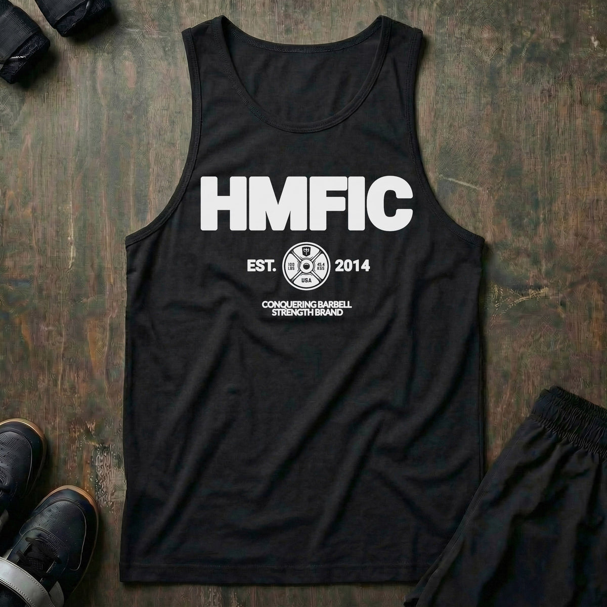 HMFIC tank top in Black