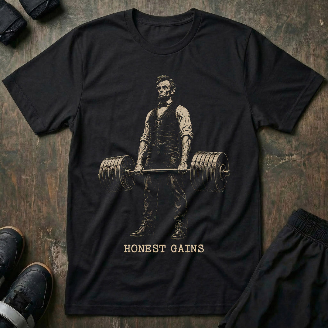Honest Gains tee in Black