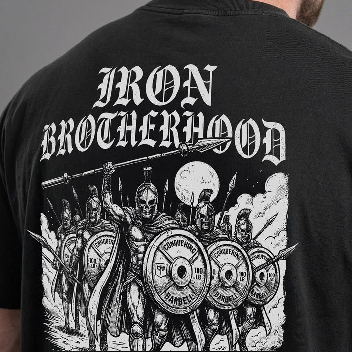 Iron Brotherhood - Relaxed Fit tee - Conquering Barbell