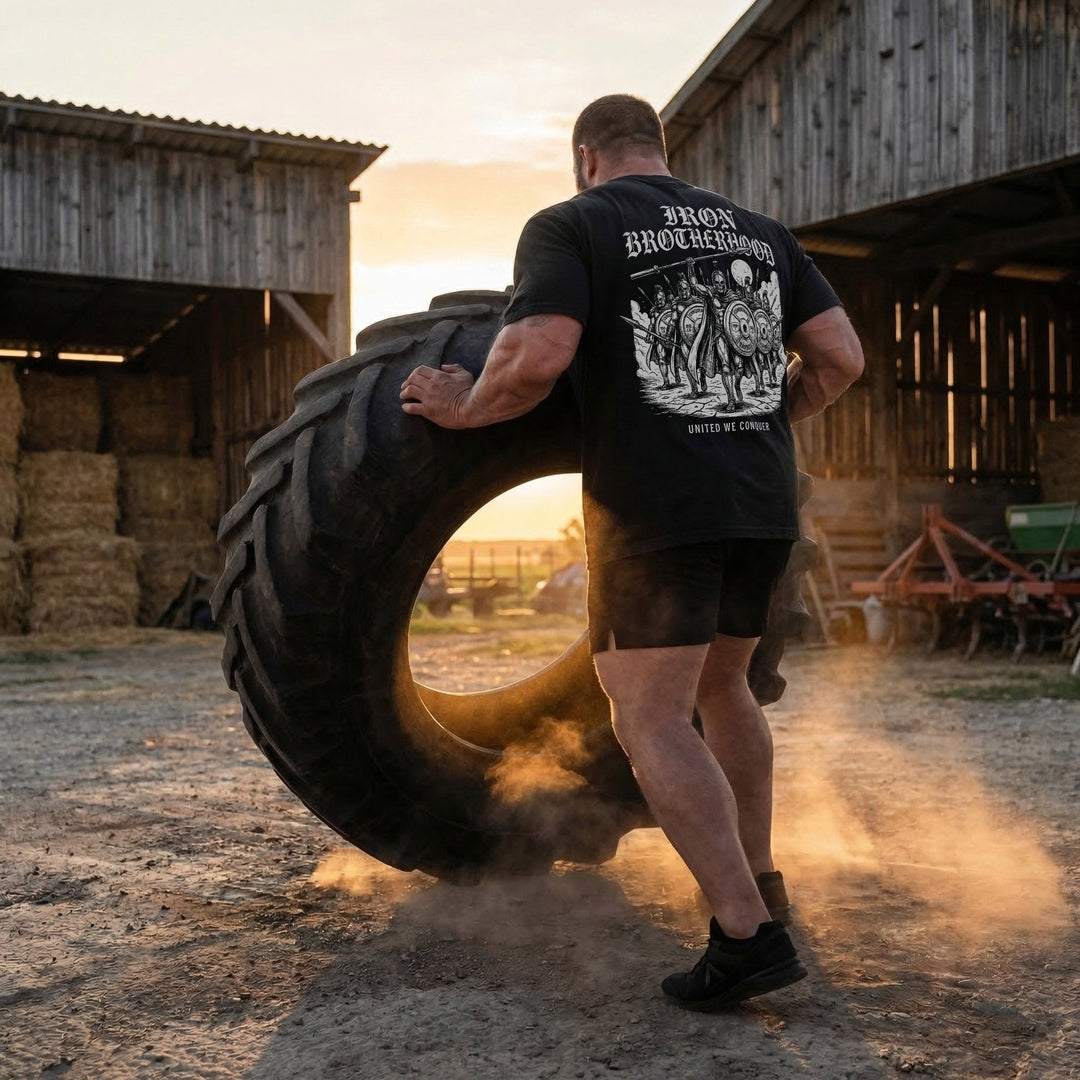 Iron Brotherhood - Relaxed Fit tee - Conquering Barbell