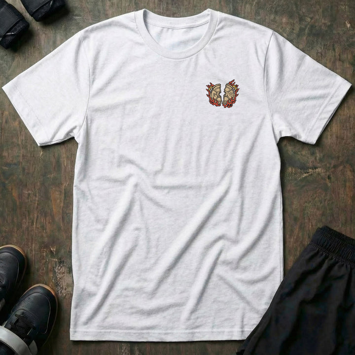 Iron Eagle tee: a fierce bald eagle descending with wings spread wide