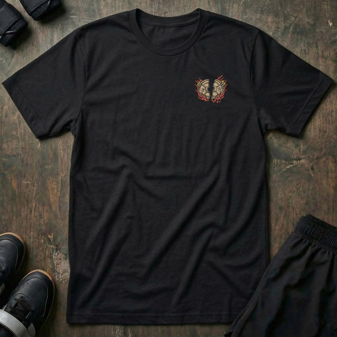 Iron Eagle tee: a fierce bald eagle descending with wings spread wide