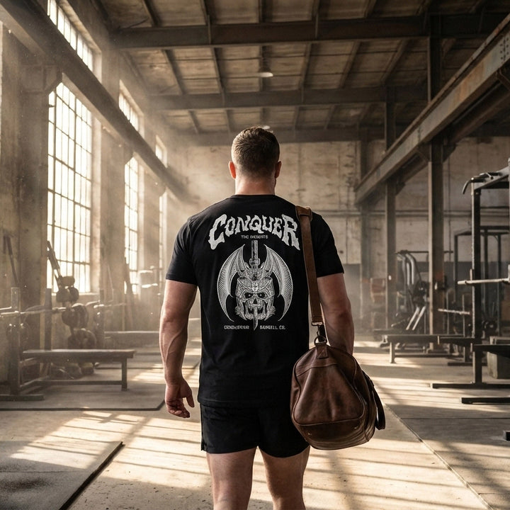 Iron Wrath tee in Black