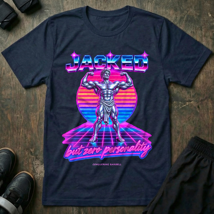 Jacked But Zero Personality - Tee - Navy