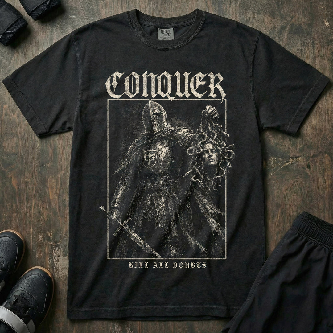 Kill All Doubts relaxed fit tee in Black