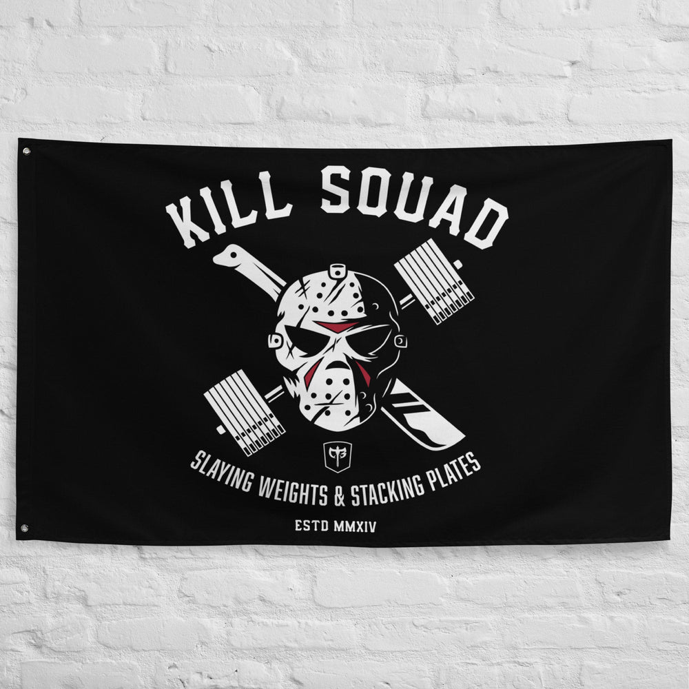 Kill Squad Flag - 3' x 5' Polyester Flag - Conquering Barbell