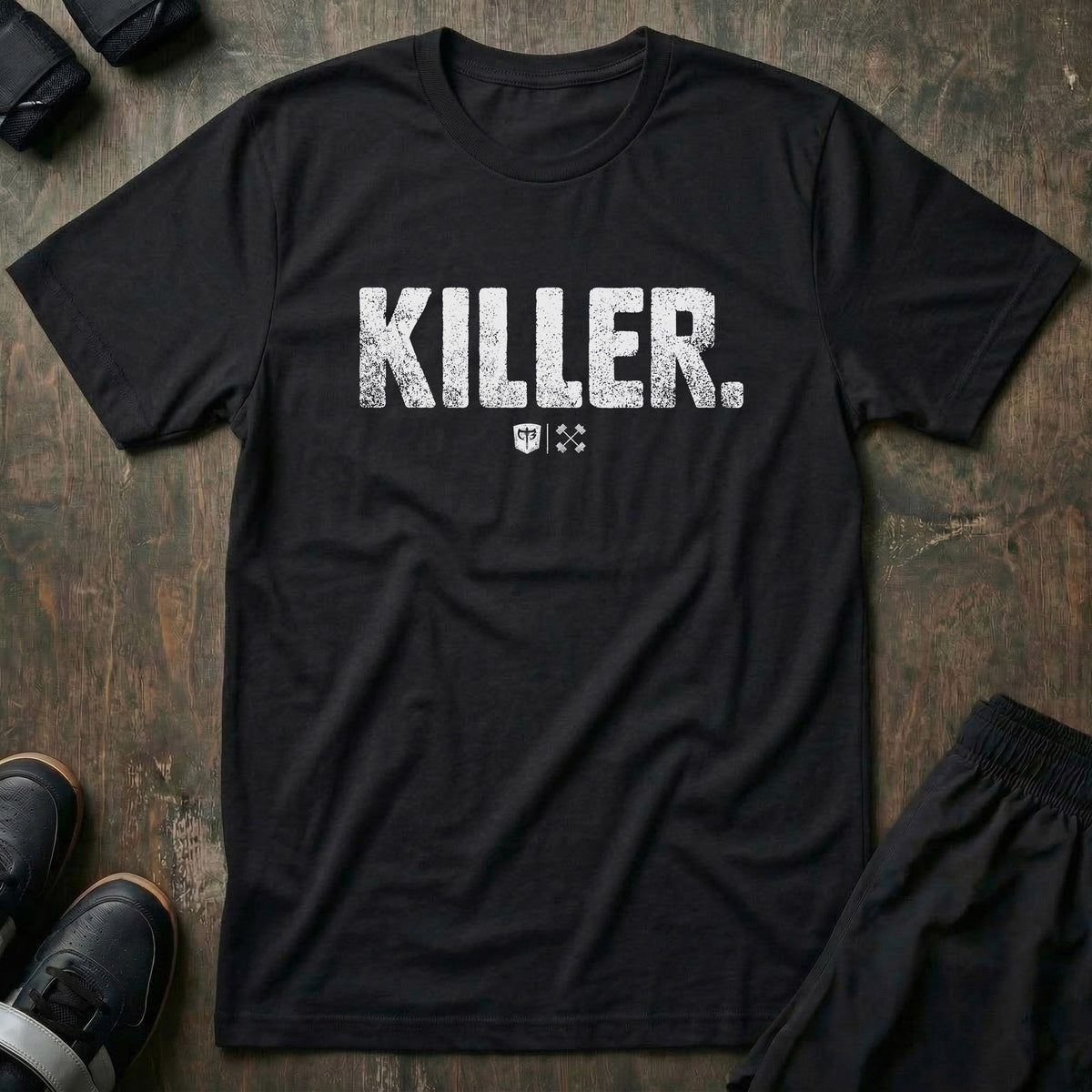 Killer. tee in Black