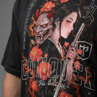 Kunoichi - Female Ninja - Relaxed Fit tee - Conquering Barbell