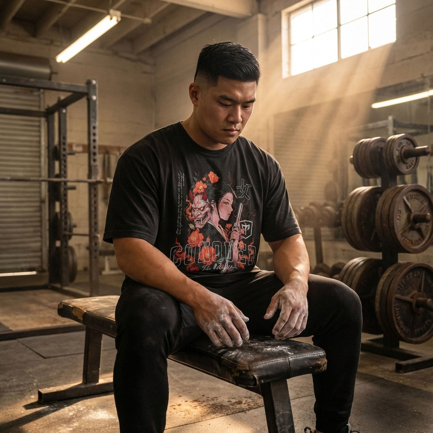 Kunoichi - Female Ninja - Relaxed Fit tee - Conquering Barbell