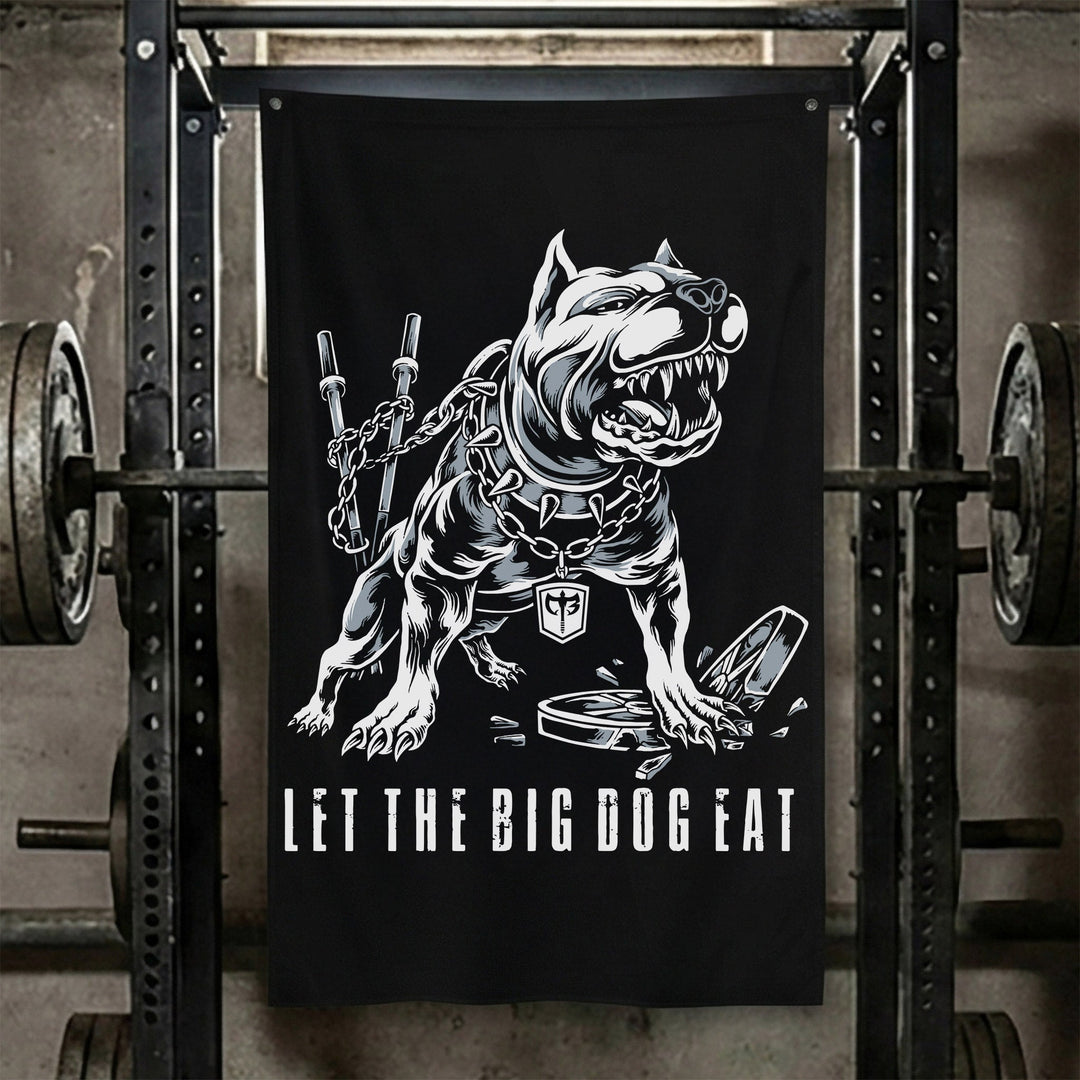 Let the Big Dog Eat Flag - 3' x 5' Polyester Flag - Conquering Barbell