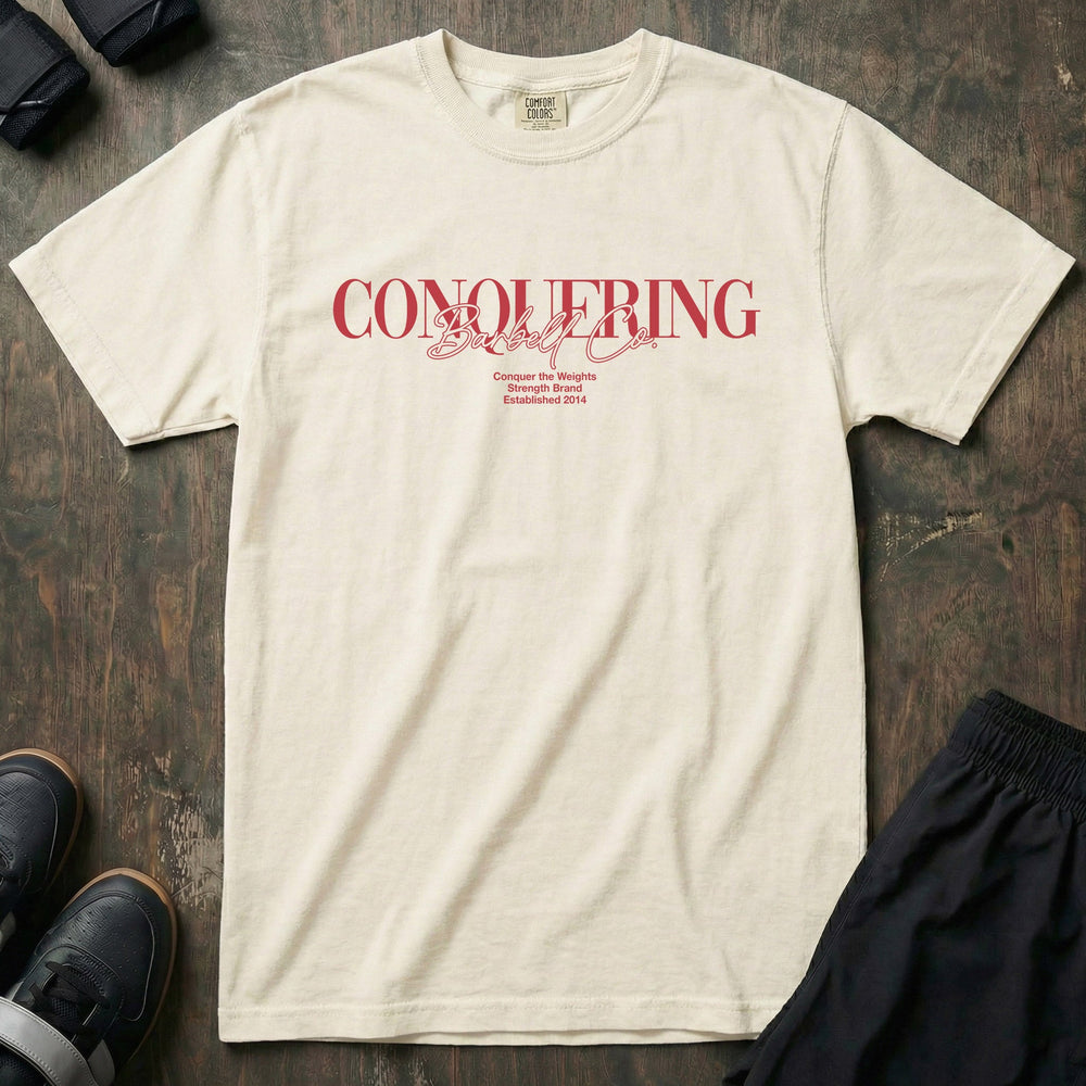 Lifting Club - Members Only - Relaxed Fit tee - Conquering Barbell