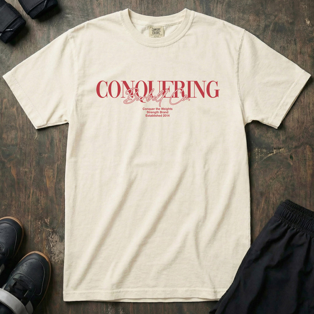 Lifting Club - Members Only - Relaxed Fit tee - Conquering Barbell