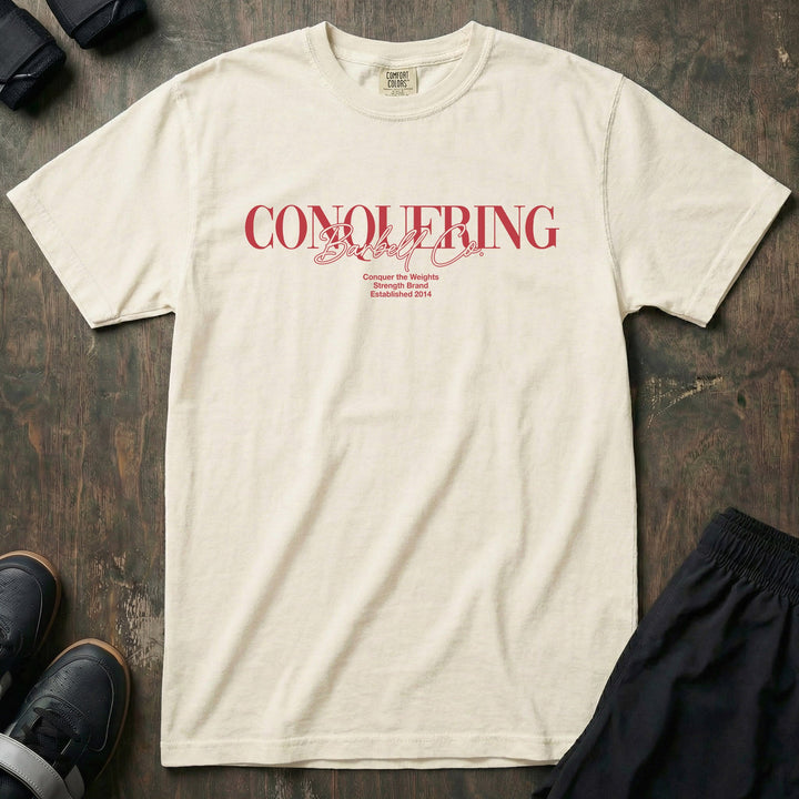 Lifting Club - Members Only - Relaxed Fit tee - Conquering Barbell
