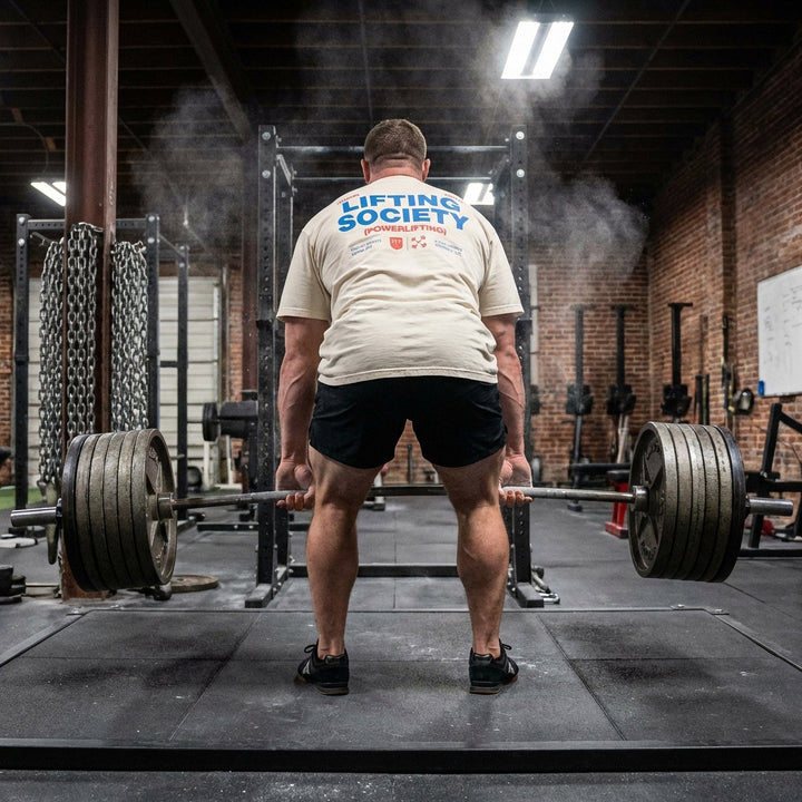 Lifting Society - Relaxed Fit tee - Conquering Barbell