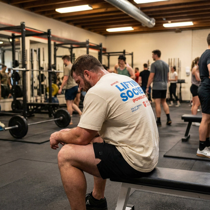 Lifting Society - Relaxed Fit tee - Conquering Barbell