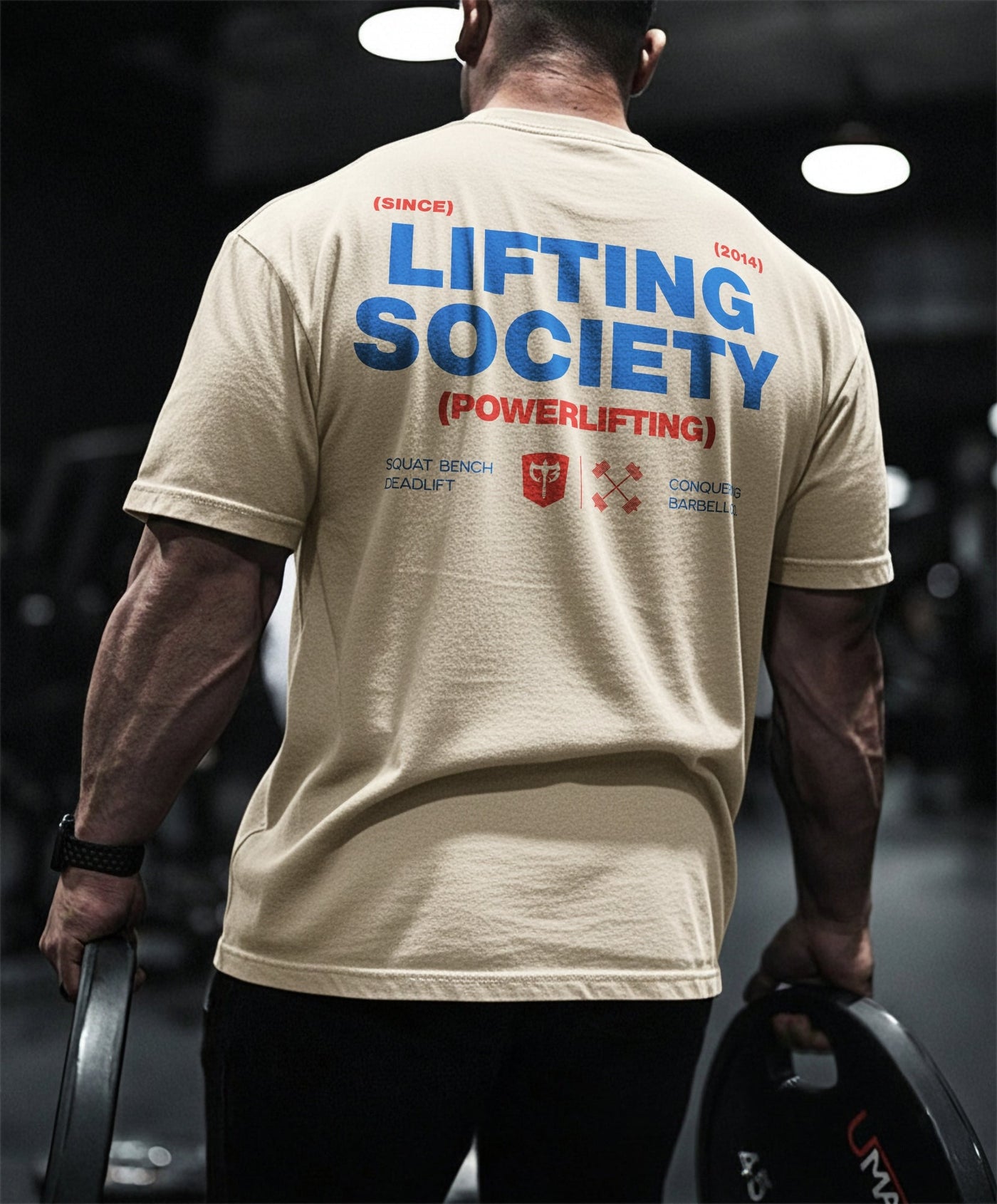 Lifting Society - Relaxed Fit tee - Conquering Barbell
