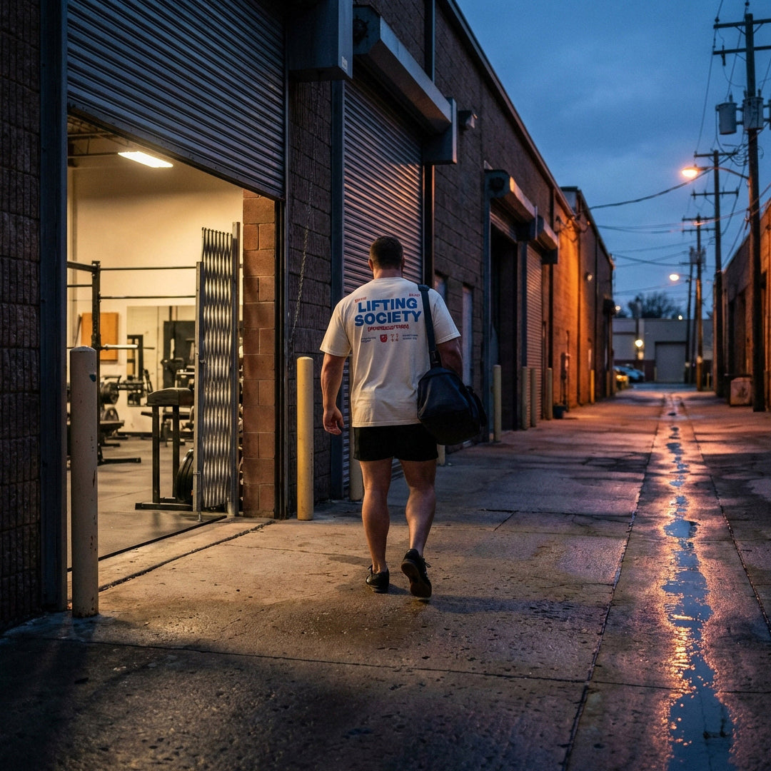 Lifting Society - Relaxed Fit tee - Conquering Barbell