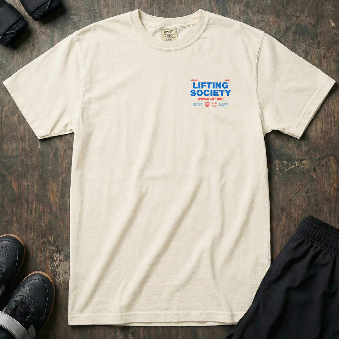 Lifting Society - Relaxed Fit tee - Conquering Barbell