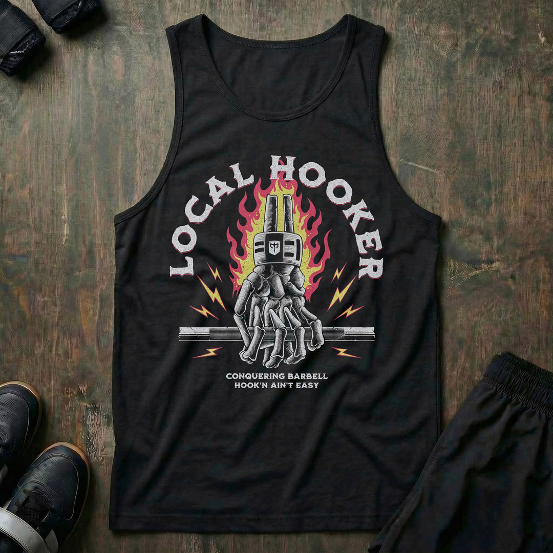 Local Hooker tank top in Black
