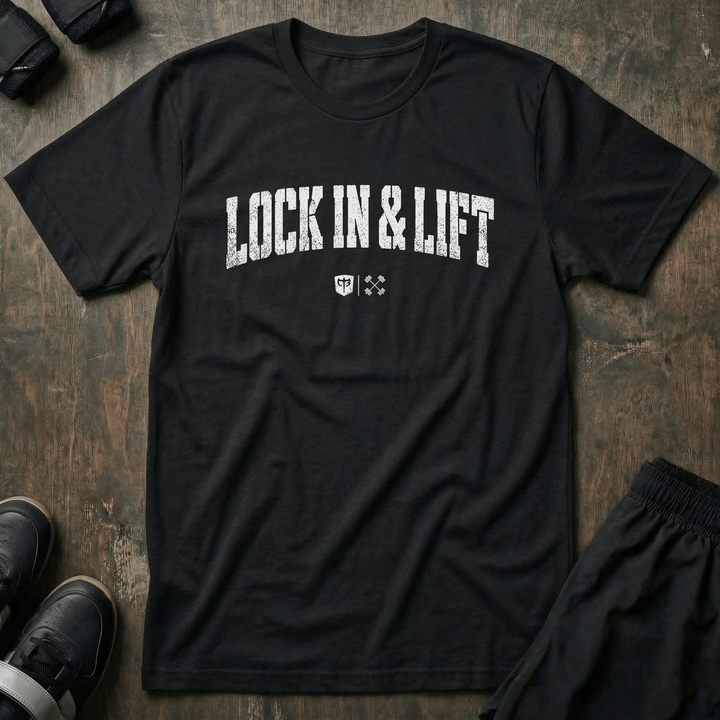 Lock In &amp; Lift tee in Black