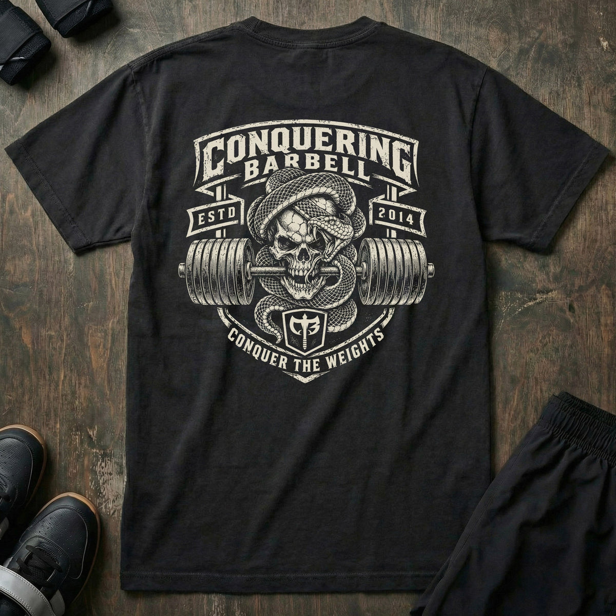 Lockjaw - Relaxed Fit Tee - Conquering Barbell