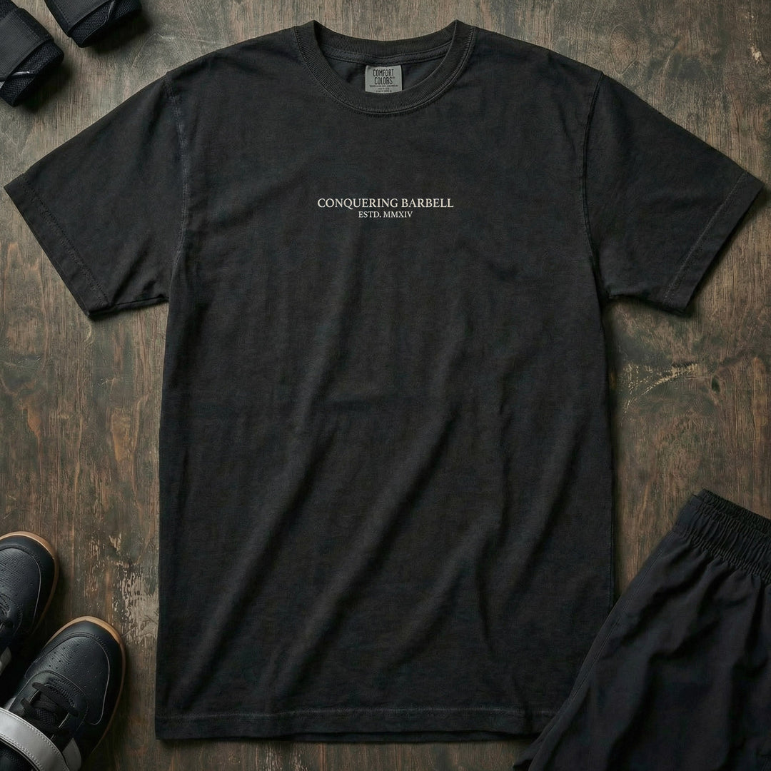 Man in the Arena - Powerlifting - Relaxed Fit tee - Conquering Barbell