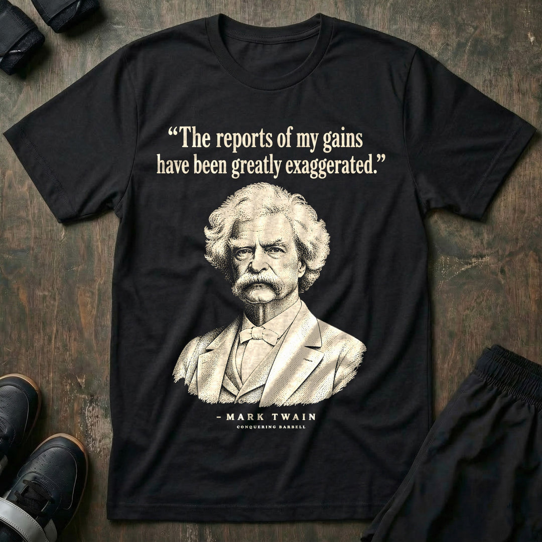 Mark Twain Gains - Tee - Black