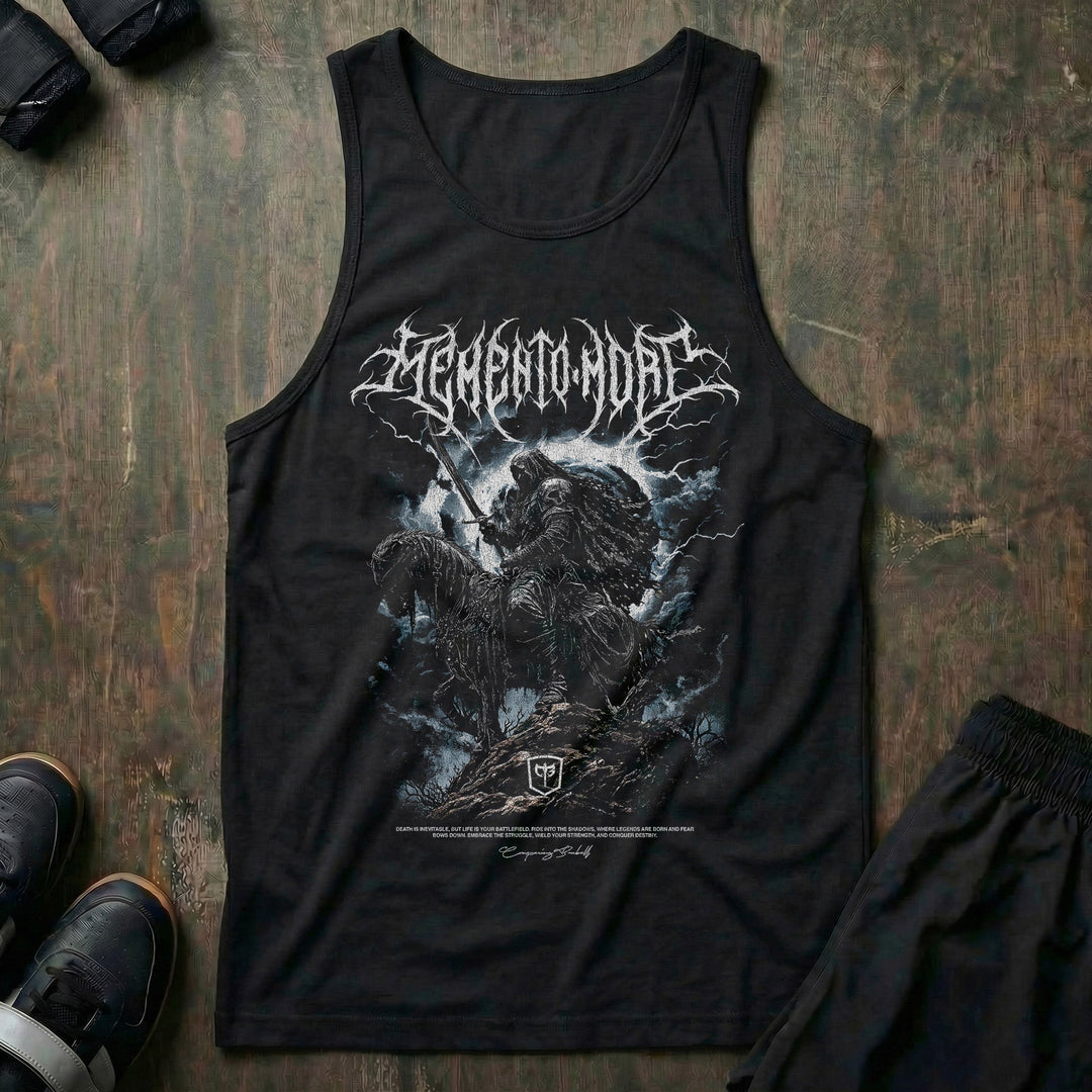 Memento Mori - The Last Rider tank top in Black