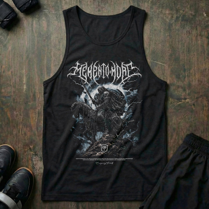 Memento Mori - The Last Rider tank top in Black