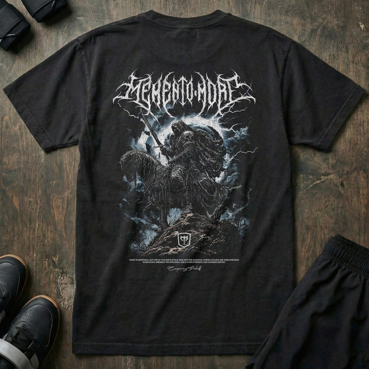 Memento Mori - The Last Rider relaxed fit tee in Black