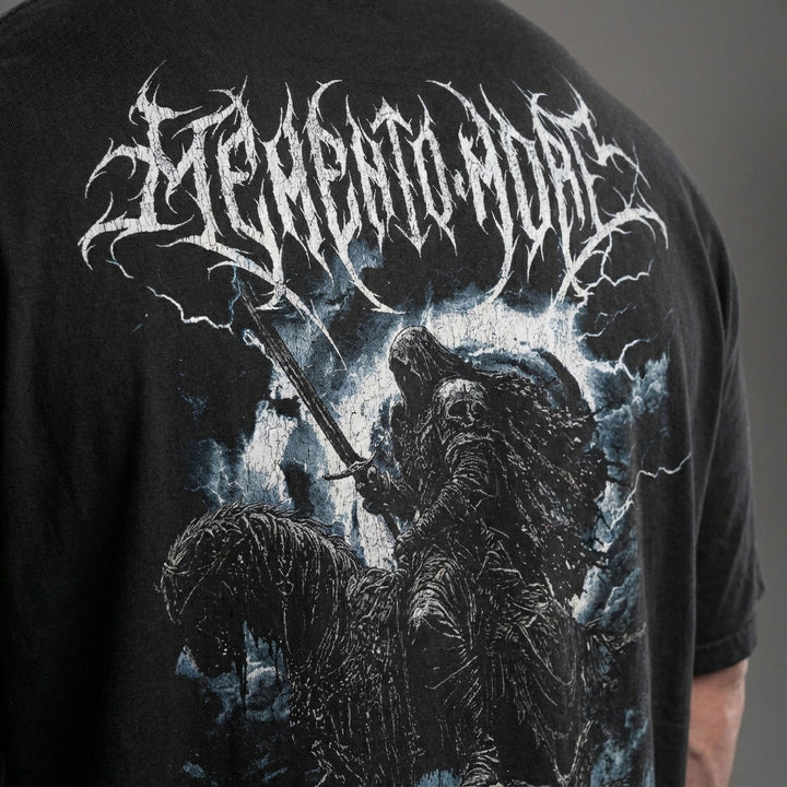 Memento Mori - The Last Rider relaxed fit tee in Black