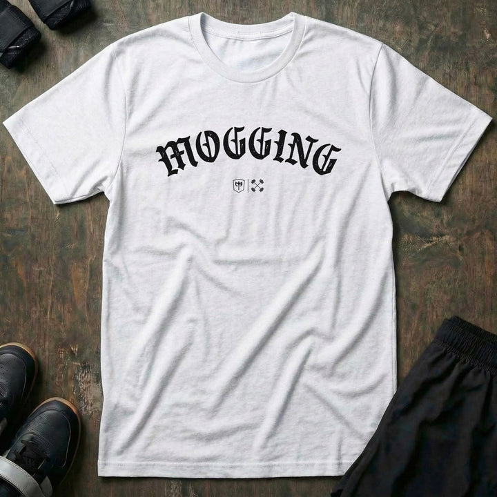 Mogging - Tee - Conquering Barbell
