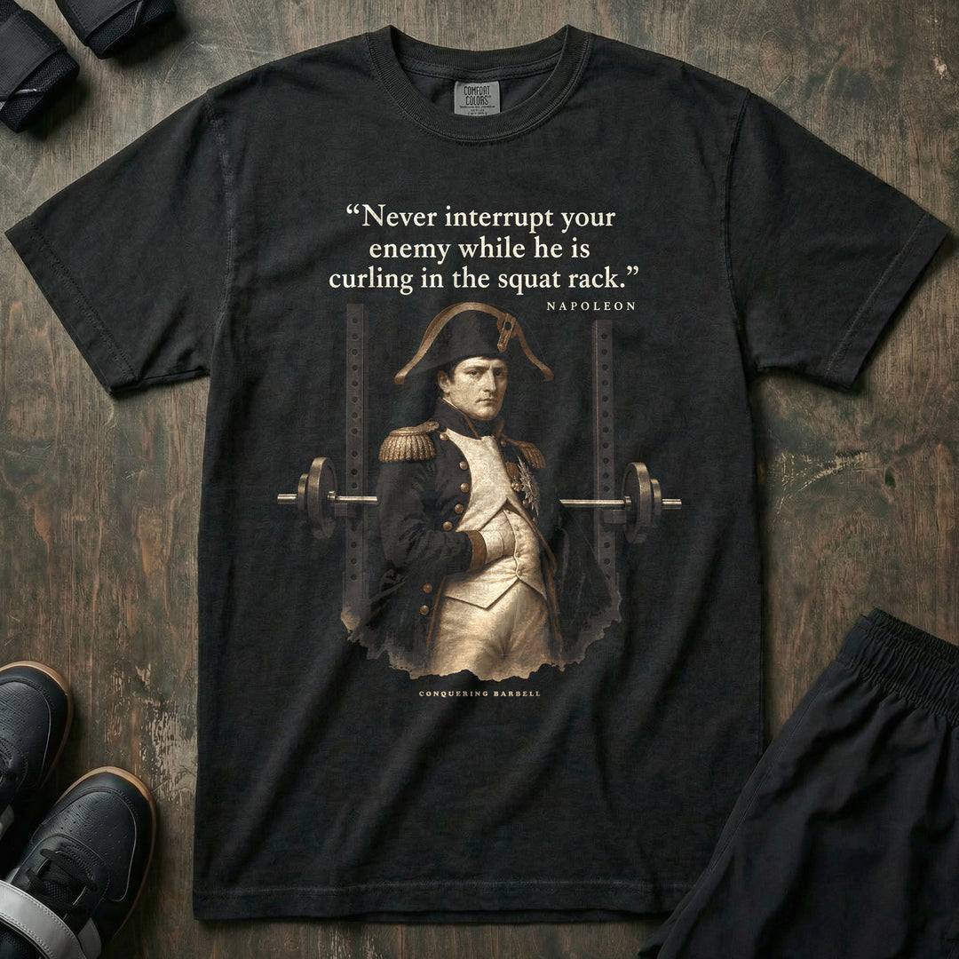 Napoleon Squat Rack - Relaxed Fit Tee - Black