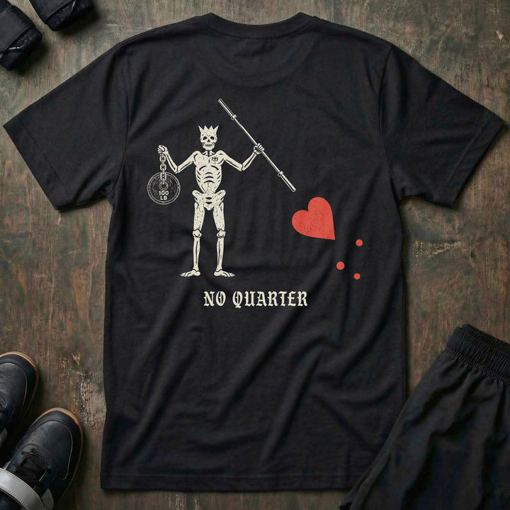 No Quarter Blackbeard tee in Black