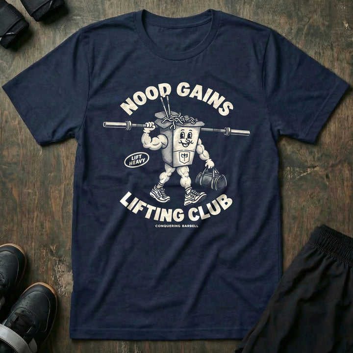 Nood Gains Lifting Club - Tee - Navy