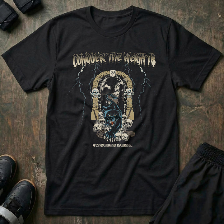 Panther Exodus - Black Tee - Conquering Barbell