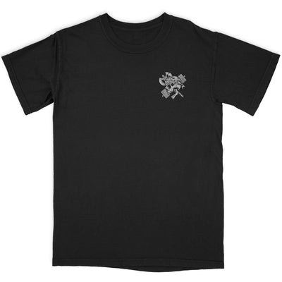 Powerlifting Badge - Relaxed Fit tee - Conquering Barbell