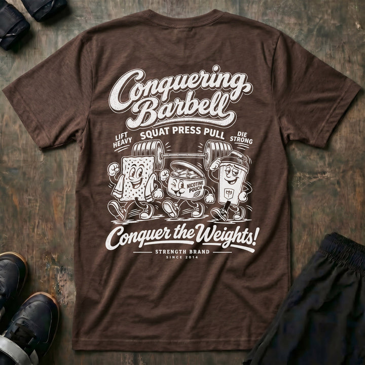 Pre-workout of Champions tee in Expresso