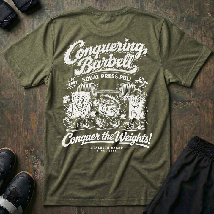 Pre-workout of Champions tee in Military
