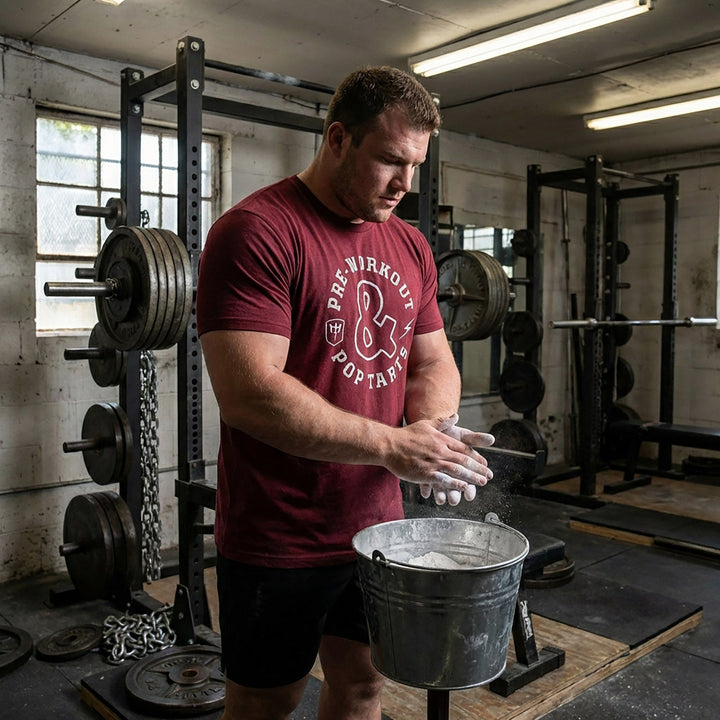 Pre - Workout &amp; Pop Tarts V2.0 on Cardinal Tee - Conquering Barbell
