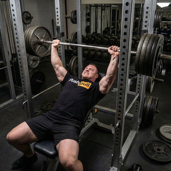 Push Pull tee - Conquering Barbell