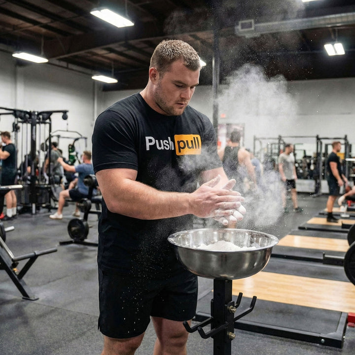Push Pull tee - Conquering Barbell