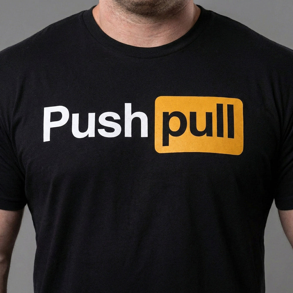Push Pull tee - Conquering Barbell
