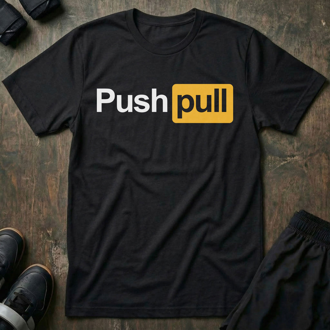 Push Pull tee - Conquering Barbell