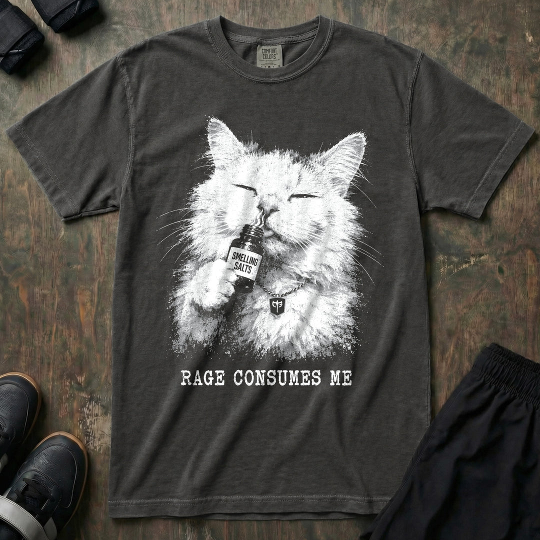 Rage Consumes Me - Relaxed Fit Tee - Pepper front