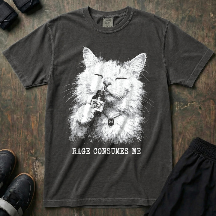 Rage Consumes Me - Relaxed Fit Tee - Pepper front